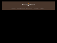 Tablet Screenshot of basilicaapartments.com